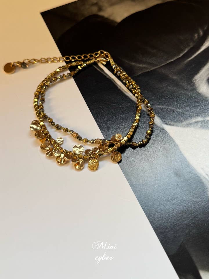 Hammered Texture Bracelet Collection for wholesale by MINICYBER STUDIO