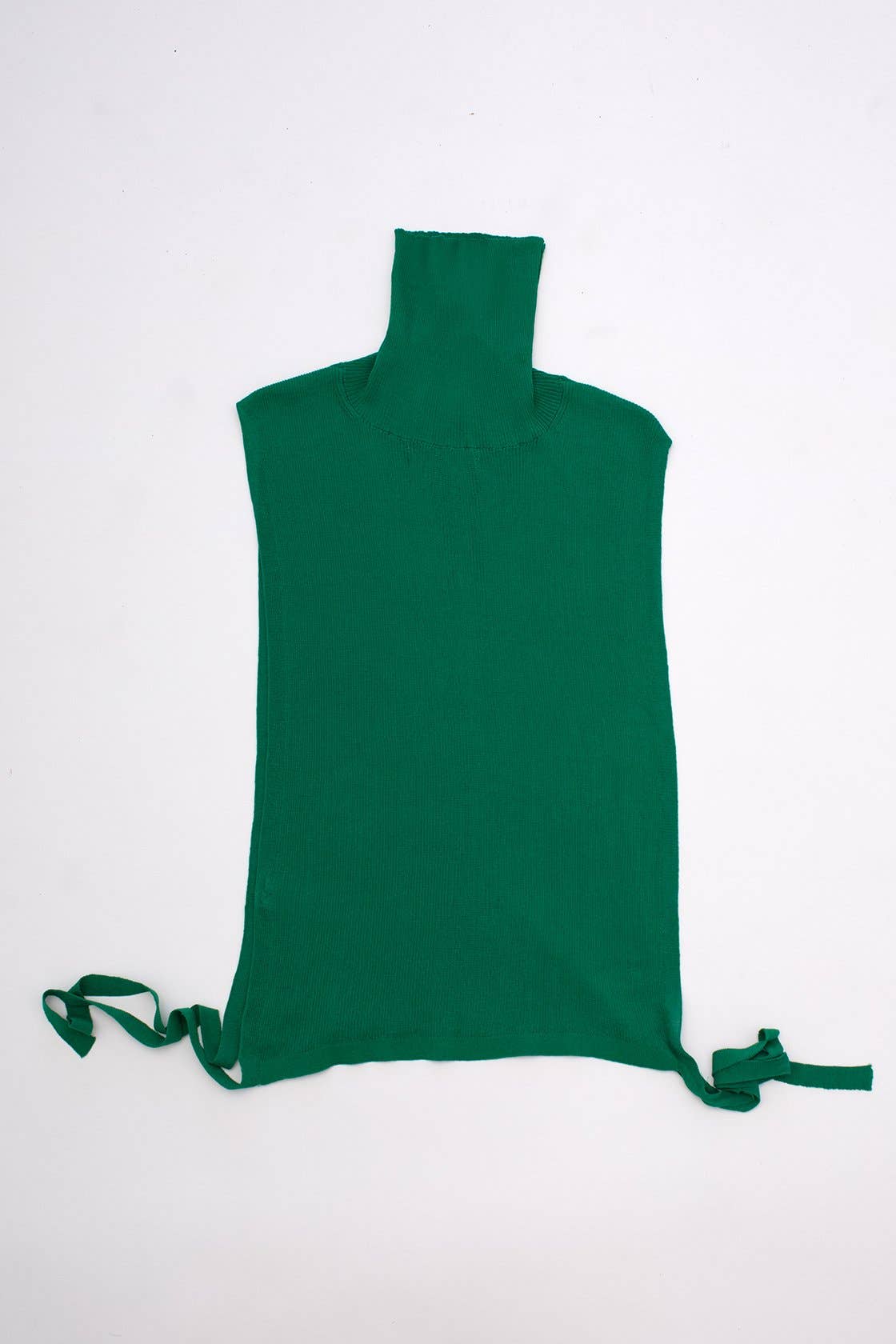 Green Turtleneck Bib Knit Tank for wholesale on Faire4