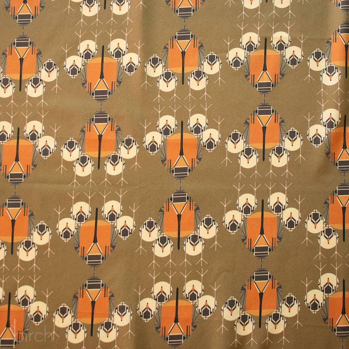 Fågel Fam Poplin för wholesale av Birch Fabrics