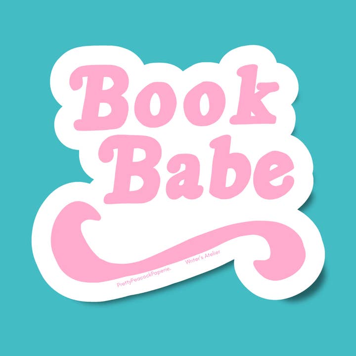 Bokälskare Vattentät Vinylklistermärke, Tål Maskindisk för wholesale av Pretty Peacock Paperie - Women's Empowerment