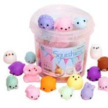 Showcase - Wholesale Squishy Toy - Kids & Baby - Mochi Squishy Fidget Toy Tub (36pc)