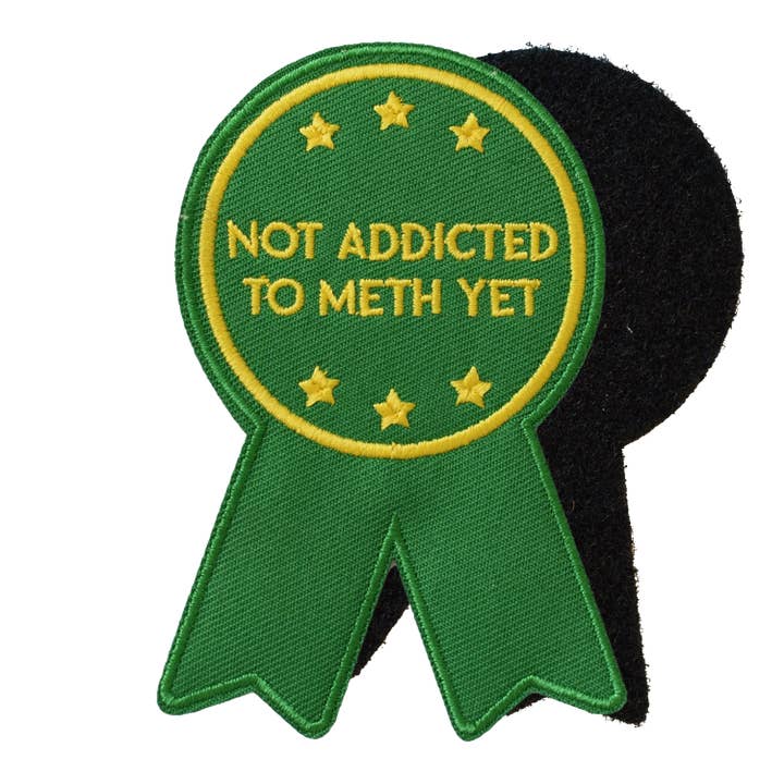 Not Addicted to Meth (Velcro Patch) for wholesale by Retrograde Supply Co.