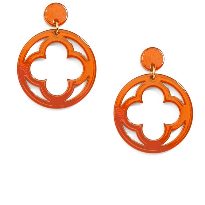 ZENZII Jewelry - Wholesale Dangle Earrings - Open Clover Drop Earring23