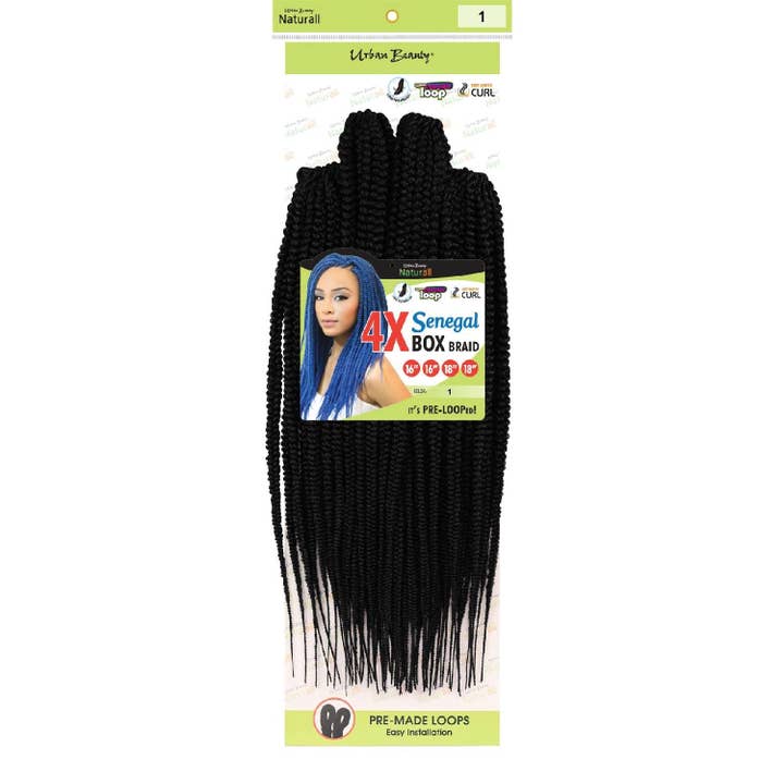 4X Senegal Box Braid Multi Pack-1 für den Großhandel von Cobeauty Supply