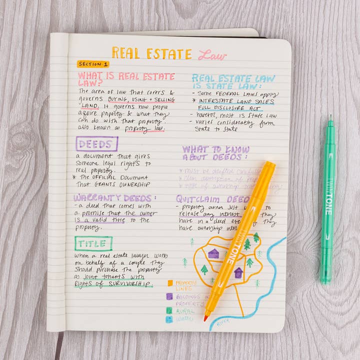 Tombow - Wholesale Marker - TwinTone Marker Set, 6-Pack Pastel9