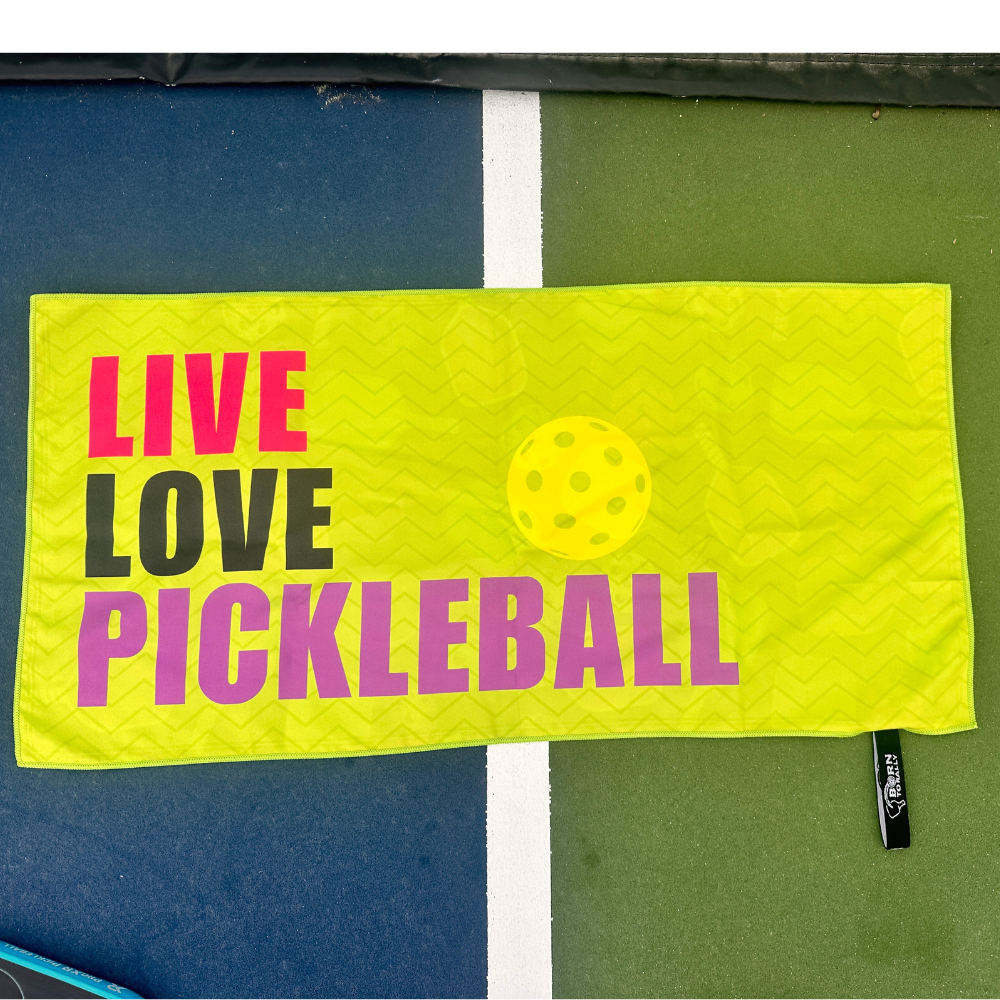 Born to Rally - Wholesale Sports Towel -  Pickleball Towel - Live Love Microfiber Athletic Towel4