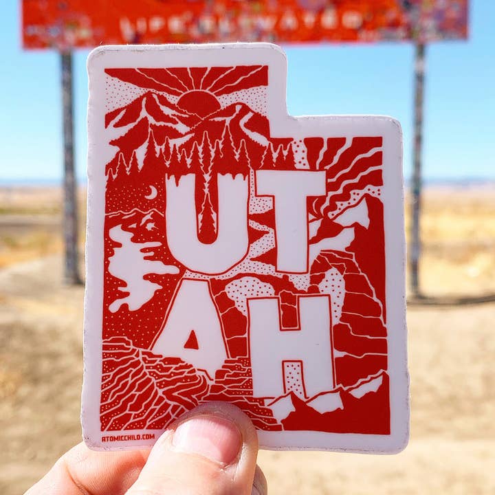 Utah Sticker for wholesale by Atomicchild