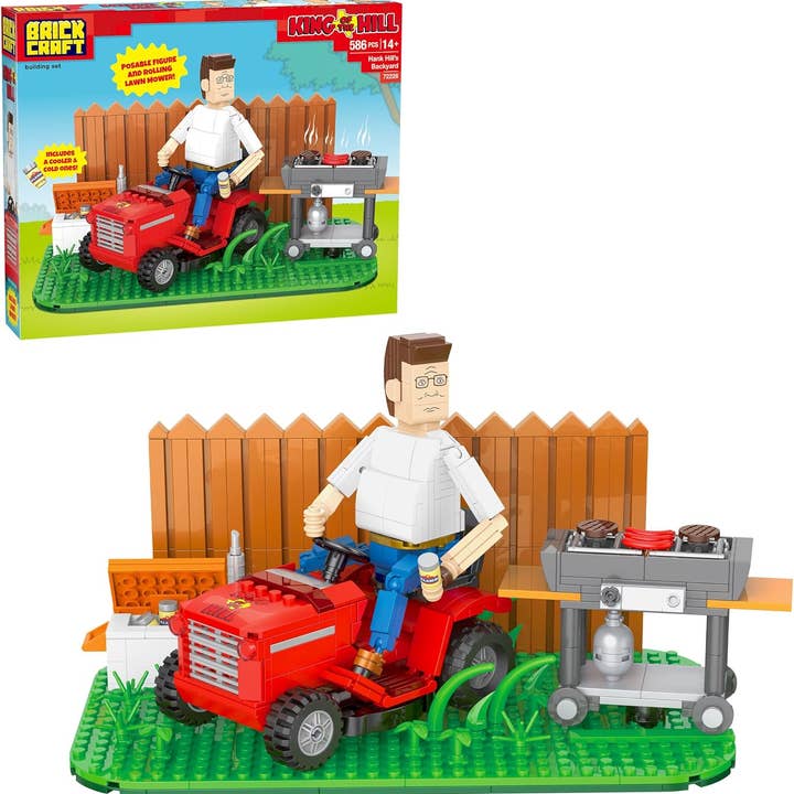 Brickcraft - Wholesale Building Set - Kids - King of The Hill Hank Hill’s Backyard Building Block Set