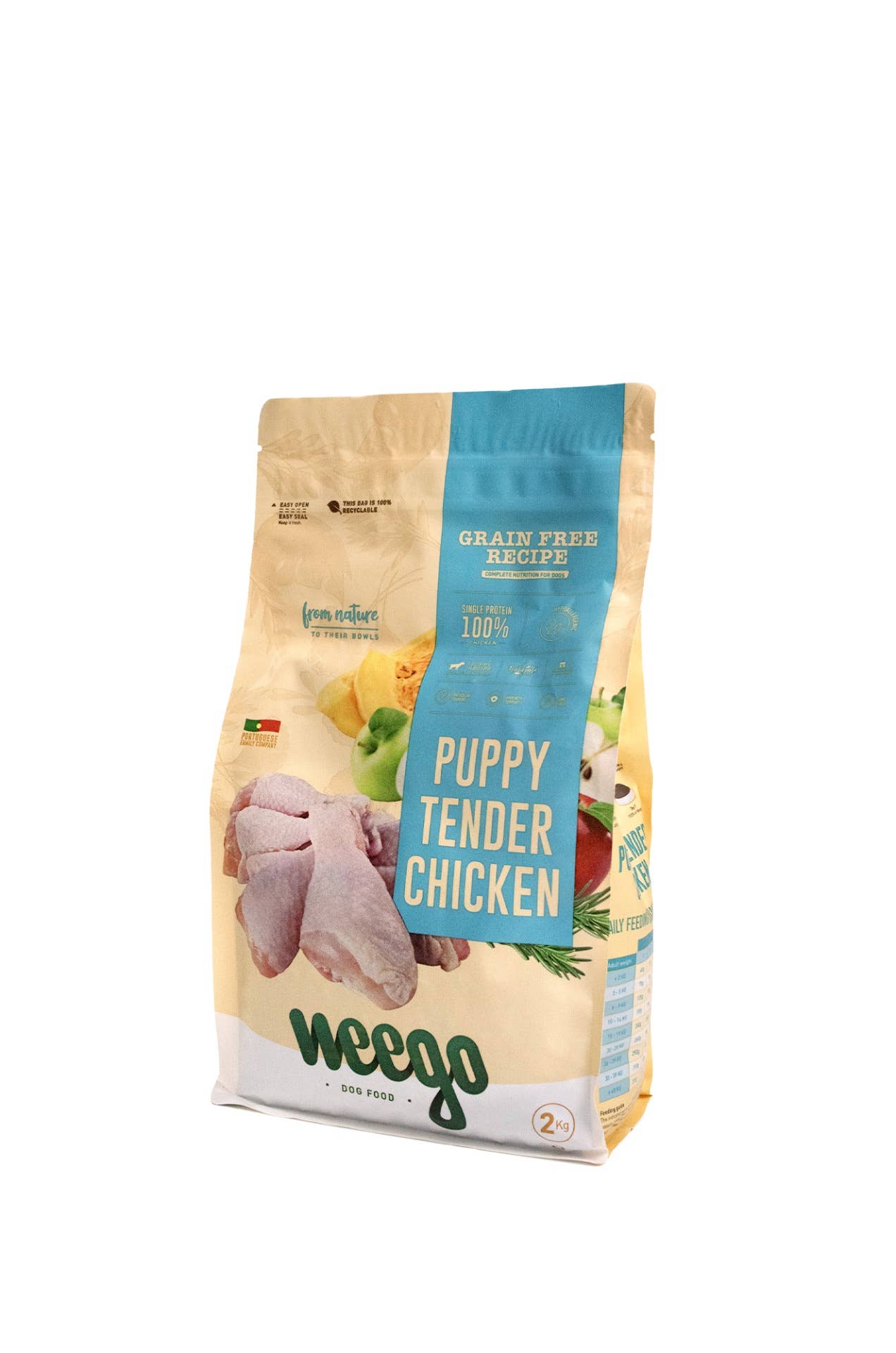 Weego - Wholesale Pet Food - Dog - Weego Grain Dog Food Puppy Tender Chicken3
