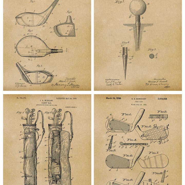 Fresh Prints of CT - Wholesale Art Print - PAP Golf Set