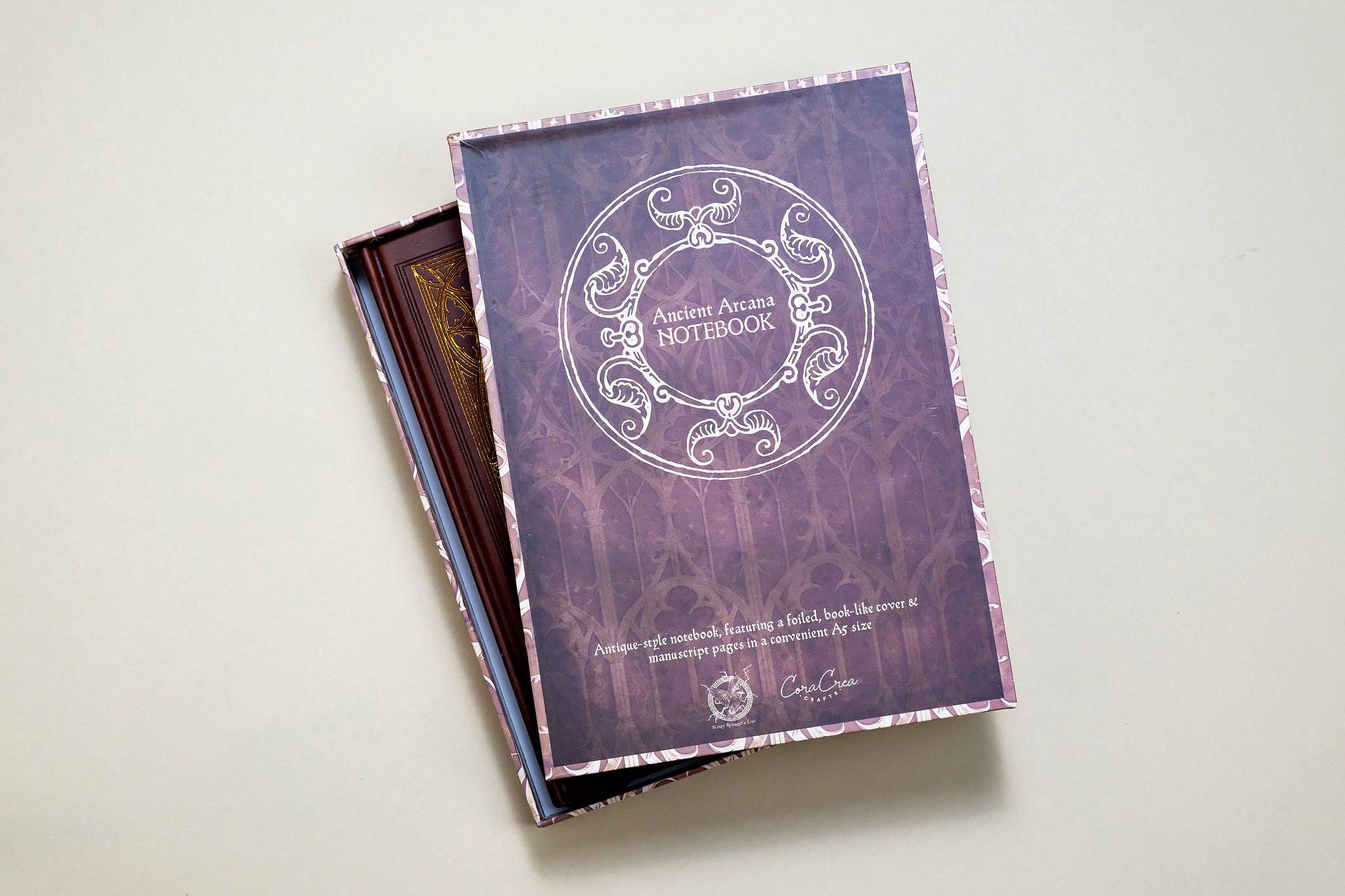 CoraCreaCrafts - Wholesale Notebook - Ancient Arcane Foil Notebook4
