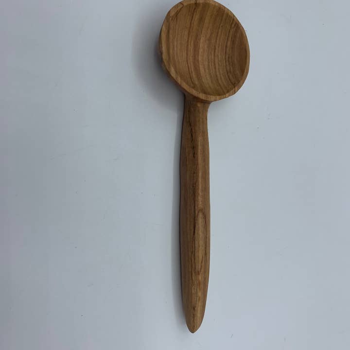 KENYAN SAFARI DESIGNS – Colher de mesa (talheres) por atacado – Colheres de Olive em Madeira4