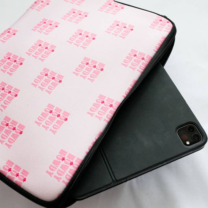 The Front Porch Label - Wholesale Laptop/Tablet Case - Women's - Howdy Laptop Case