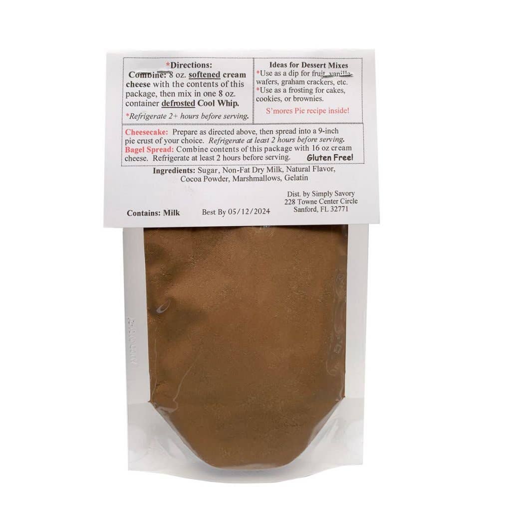 Simply Savory - Wholesale Dip - S'mores Dessert Mix2