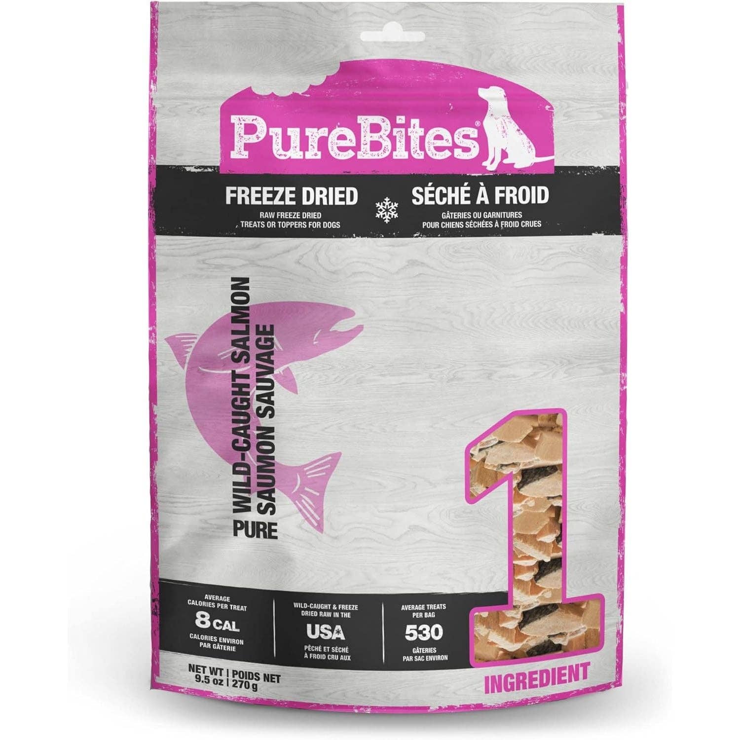 Elite Pet Distributors - Wholesale Pet Treats - Dog - PureBites Freeze-Dried Salmon Dog Treats8