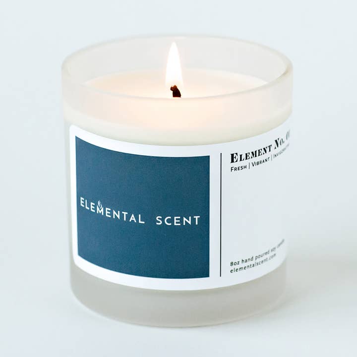 Element No. 01 (Sunrise) 8 oz Soy Candle - Glass Tumbler for wholesale by Elemental Scent