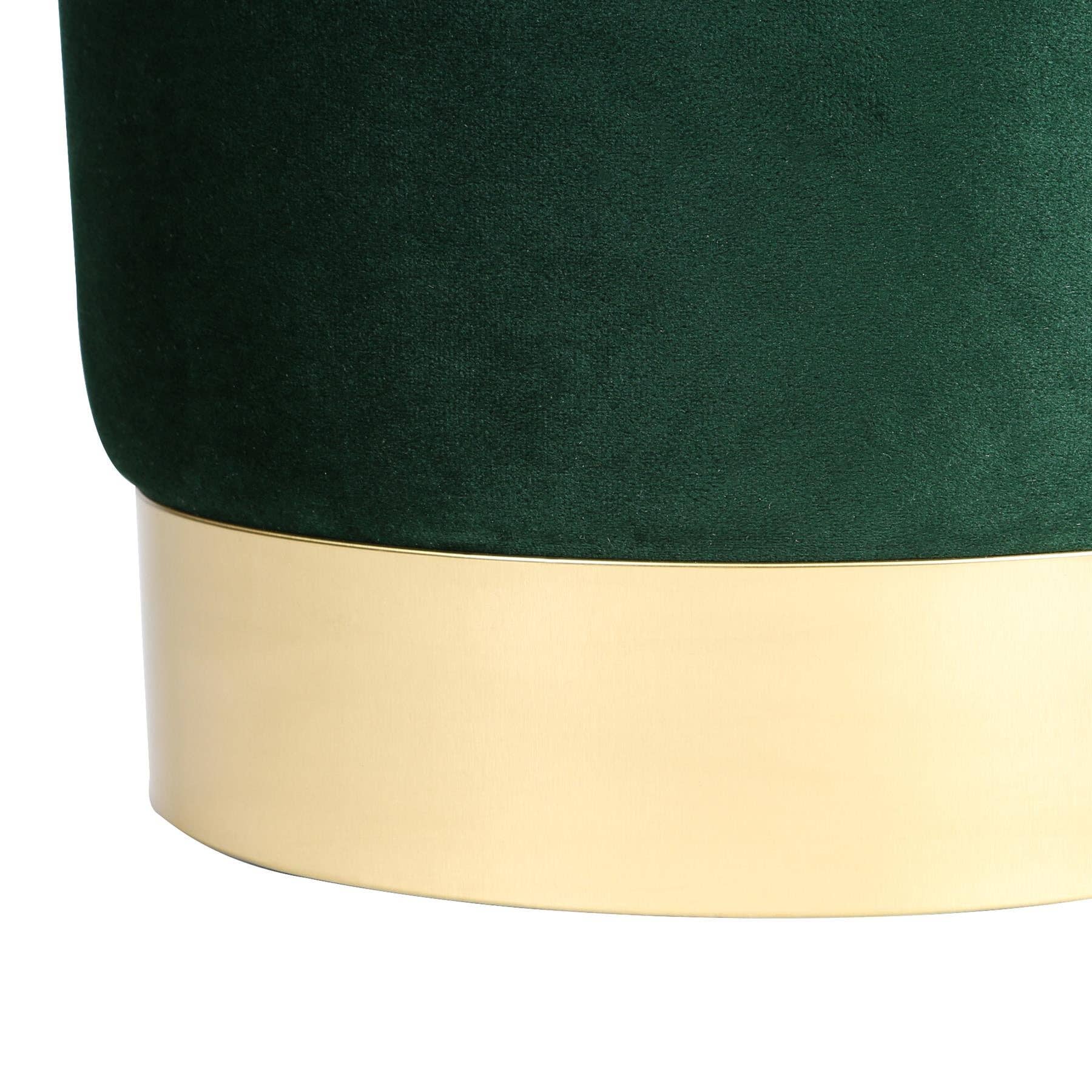 Rinkit Ltd – Großhandel Hocker – Runder samtbezogener Hocker als Fußbank – 29 cm Durchmesser x 36 cm Höhe – von Harbour Housewares27