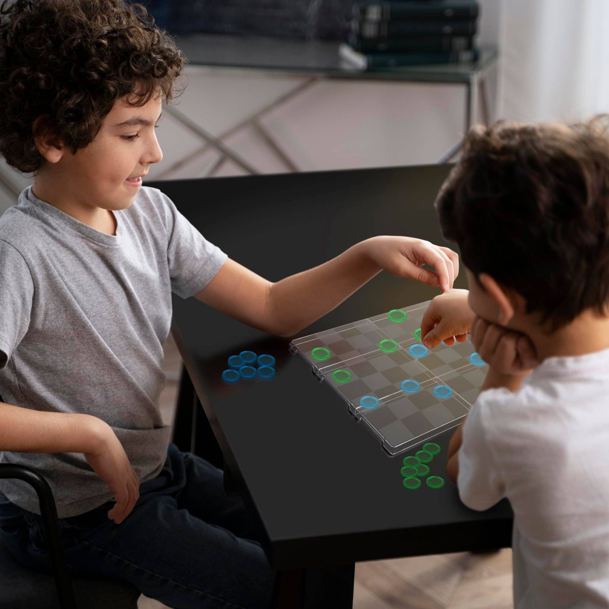 The Toy Group - Wholesale Board Game - Checkers Transparent Aesthetic Game Set5