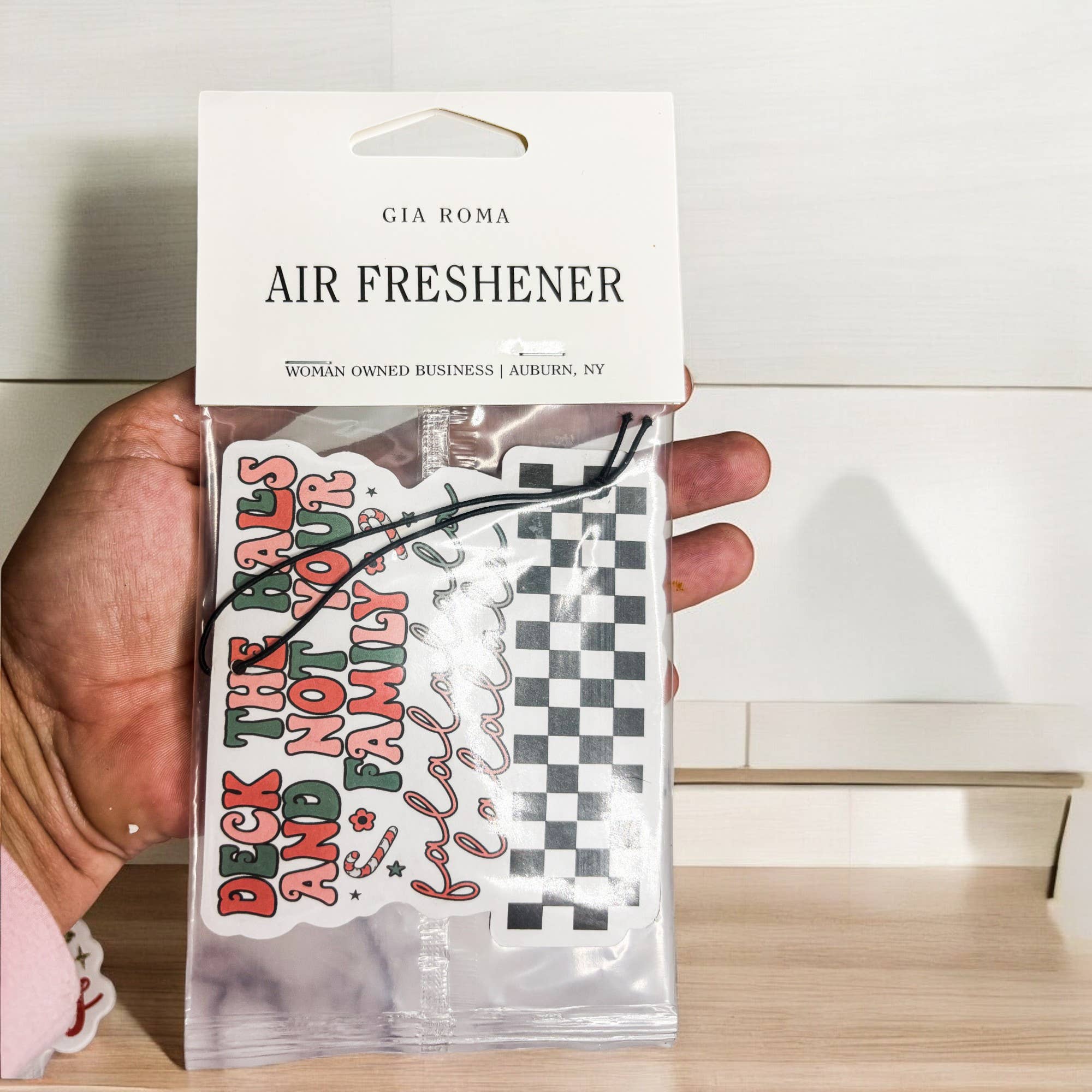 Gia Roma - Vendita all'ingrosso Deodorante per auto - Donna - Regali di Natale rosa unici, freschi natalizi per donna11