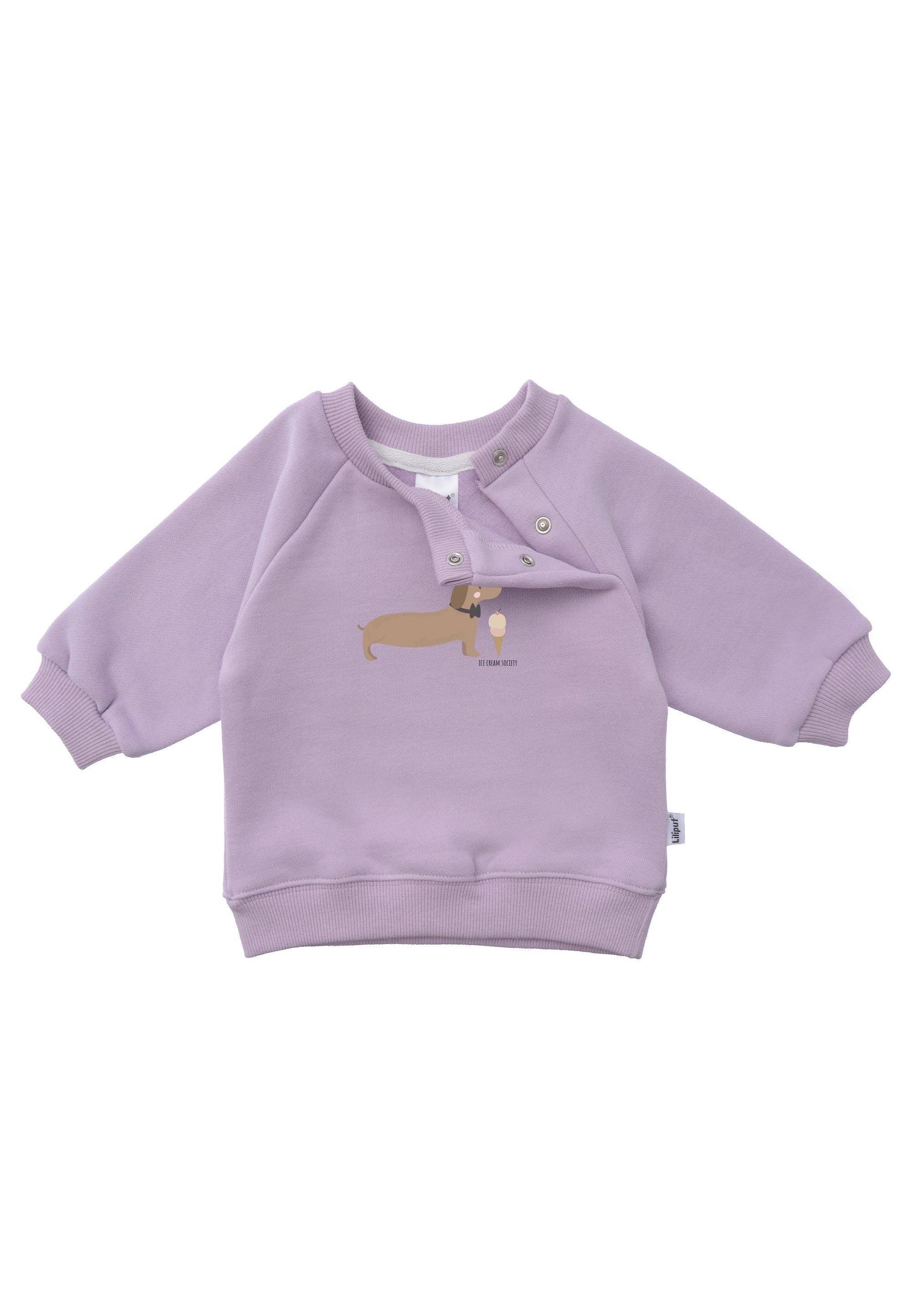 Liliput - Wholesale Sweatshirt - Kids - Lilac sweatshirt with "Dachshund" print1