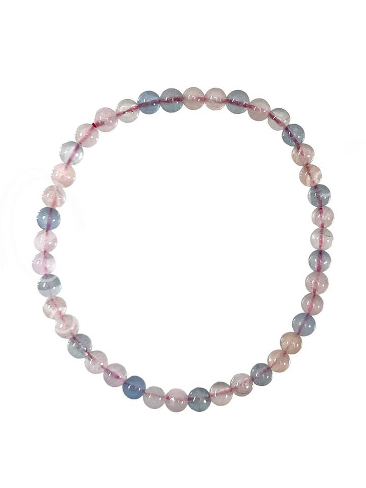 PULSERA - MORGANITA (4 MM) 7.15-7.25 PULGADAS (PIEZA) para venta al por mayor de Oceanic Linkways Inc