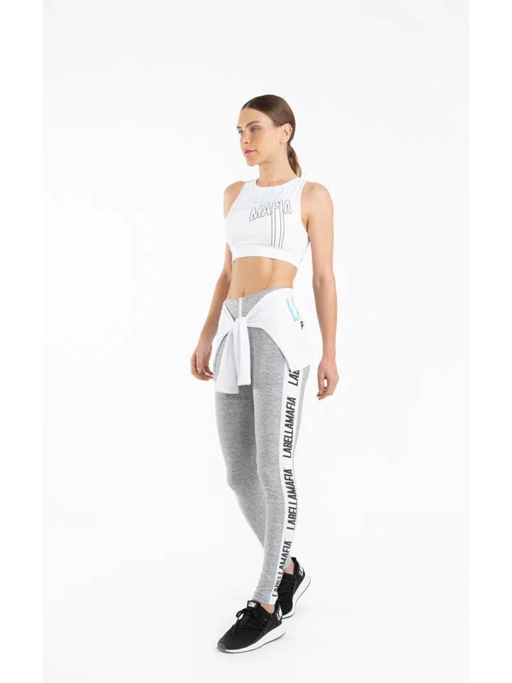 Labellamafia - Venta al por mayor Pantalones cortos deportivos - Mujer - Labellamafia Butter/ Bum Bum Pro Blanco