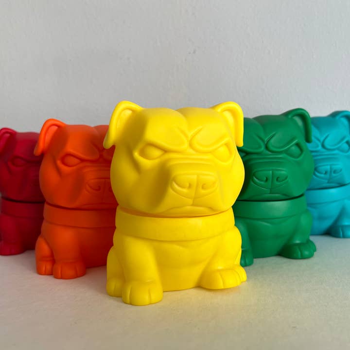 Tenacious Toys - Wholesale Decorative Figurine - Danger Dog Taste the Rainbow Edition DIY vinyl 5-inch figure3