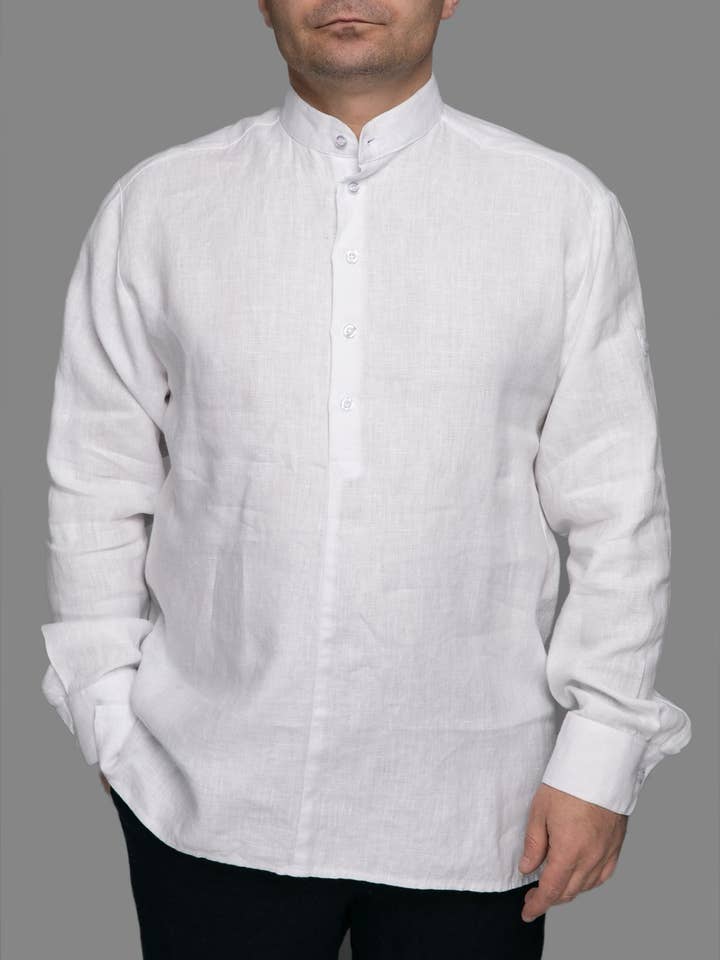 Miami linen shirt for wholesale by VIL'NI