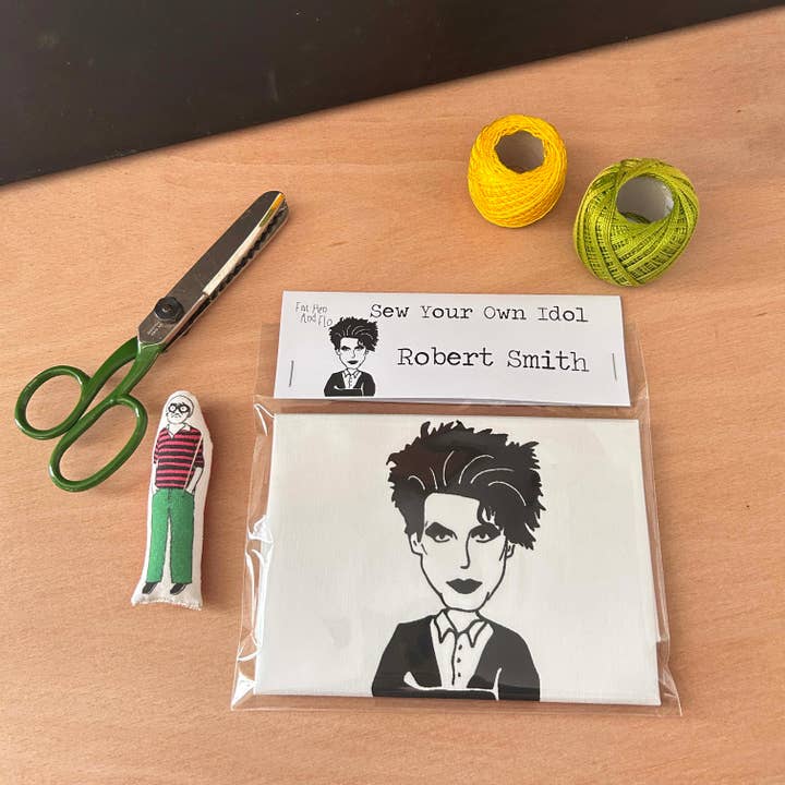 Robert Smith Sew Your Own Idol craft kit for wholesale by Fat Hen And Flo