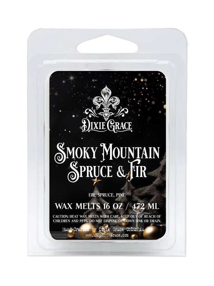 Smoky Mountain Spruce & Fir - 3 oz Wax Melts for wholesale by Dixie Grace