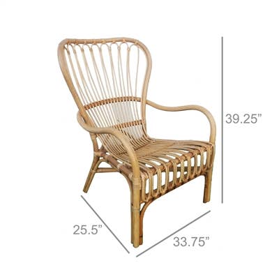 HomArt - Wholesale Chair - Rattan Arm Chair - Natural1