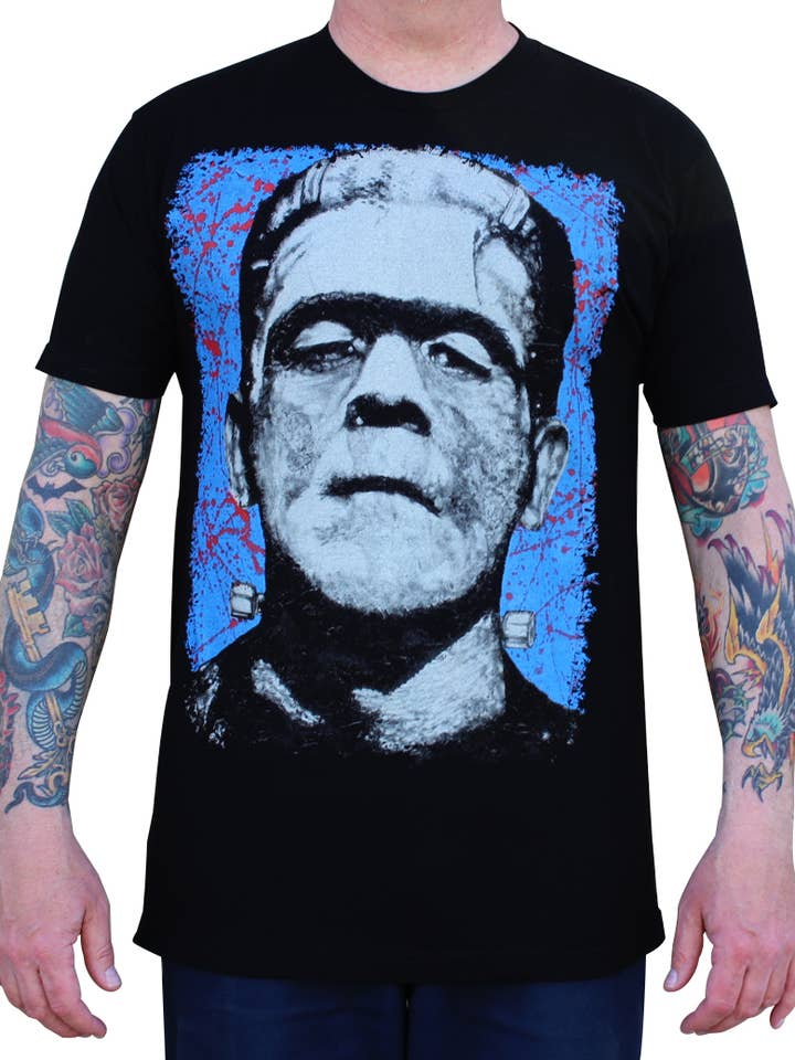 Frank N. Stein - Men's Graphic Tee for wholesale by Black Market Art