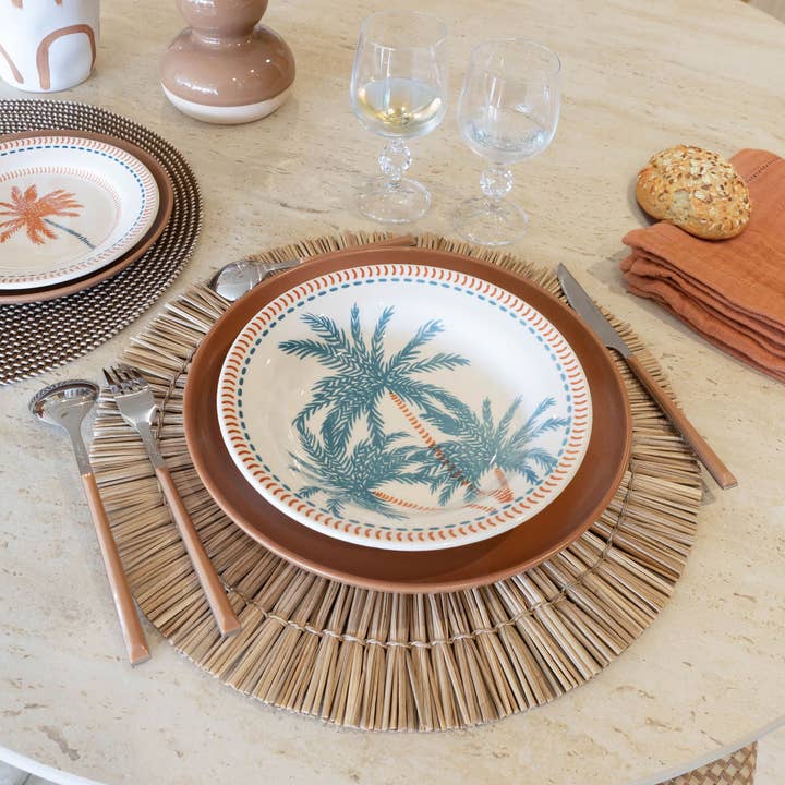 Novastyl - Wholesale Dinner Plate - TROPIQUE deep plate 20.5cm in stoneware5