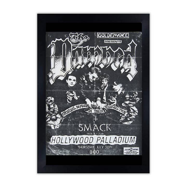Black Market Art - Wholesale Poster - Damned - Concert Poster Art Print