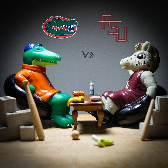 Rubber Tubbers - Vente Figurine décorative - Université d'État de Floride - Séminoles - Cimarron - Premium Ba6