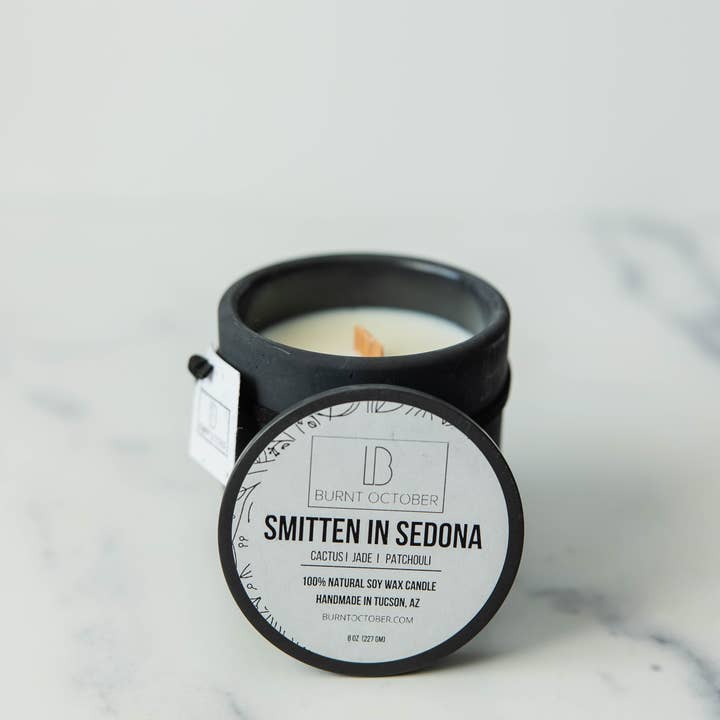 Burnt October – wholesale Jar/filled candle – Smitten in Sedona Candle