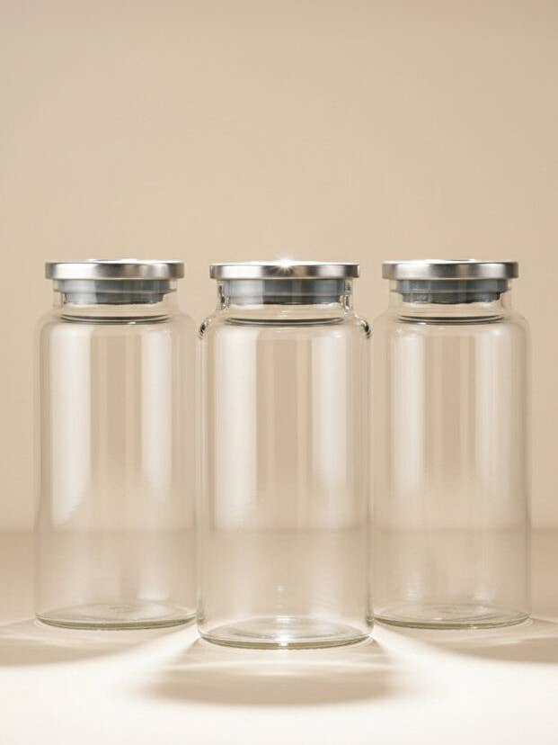 Set di barattoli in vetro da 1400 ml con coperchi in metallo - 3 pezzi per la vendita all'ingrosso da parte di Aladdin