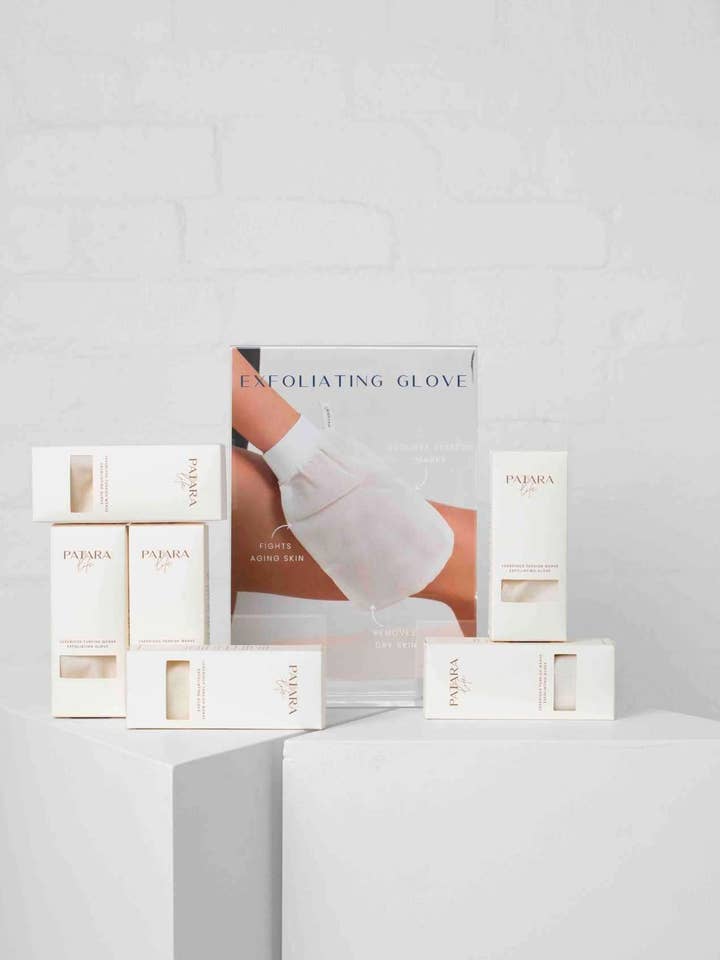 6 Pack - Patara Life Exfoliating Gloves (ideal for retail customers) for wholesale by Patara Life