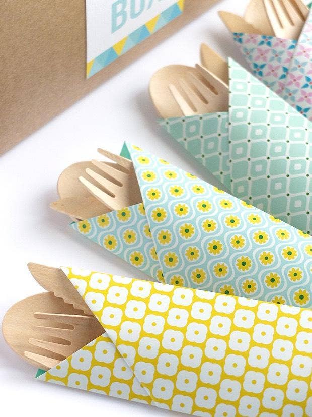 Coucou Bamboo – wholesale Disposable servingware set – Disposable Bamboo Utensils, Party Spoons1