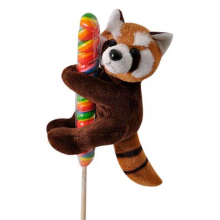 The Petting Zoo - Wholesale Lollipop - Lollyplush Red Panda 7" (16cm)