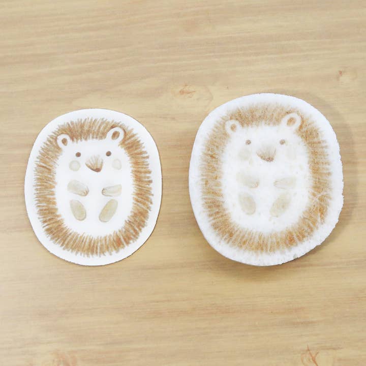 Eco Beige - Vente Éponges de nettoyage - Éponge escamotable Hedgehog1