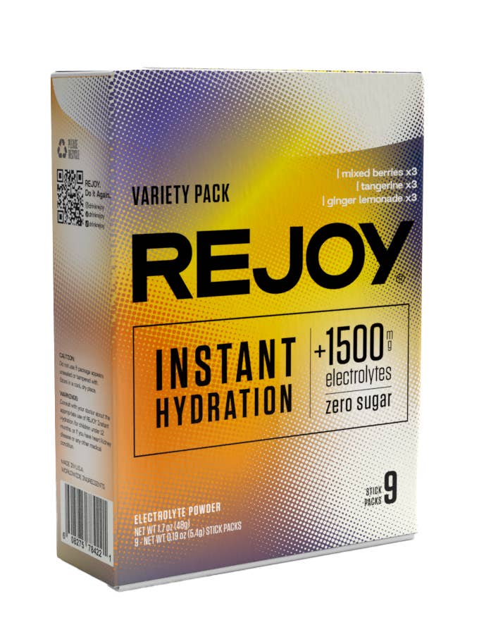 REJOY Variety Pack Sugar Free Instant Hydration for wholesale by REJOY