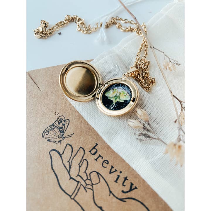 Luna Locket for wholesale by Brevity Art