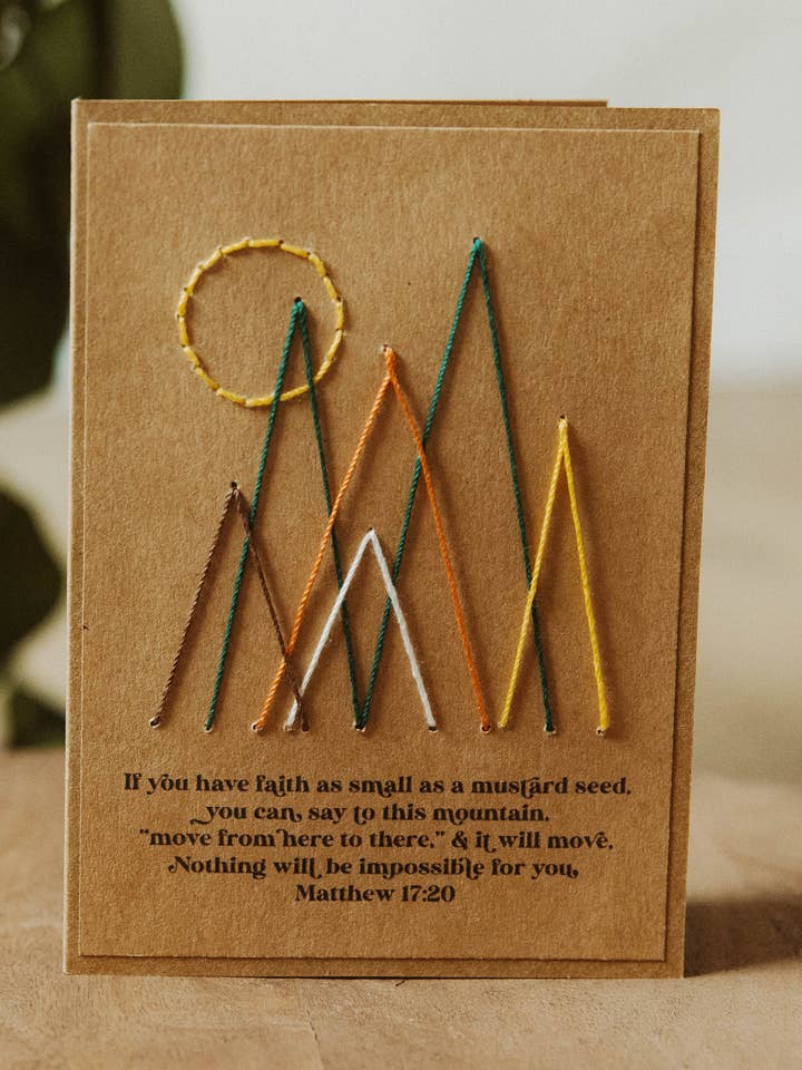 Mustard Seed Greeting Cards || Set of 4 for wholesale by Rosie's Boutique Haiti