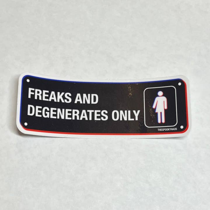 The Spooky Haus - Wholesale Sticker - Freaks and Degenerates Sticker2