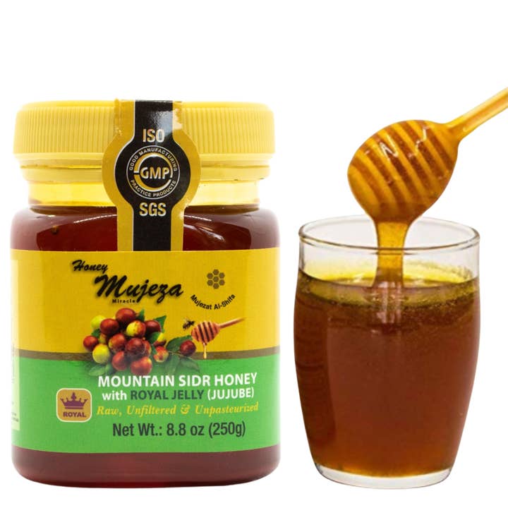 Authentic Mountain Sidr with Royal Jelly – Jujube Honey for wholesale by Honey World Inc