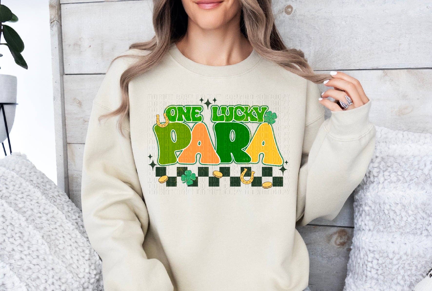 K and M Designs - Wholesale Sublimation Transfer - One Lucky Para DTF Transfer0