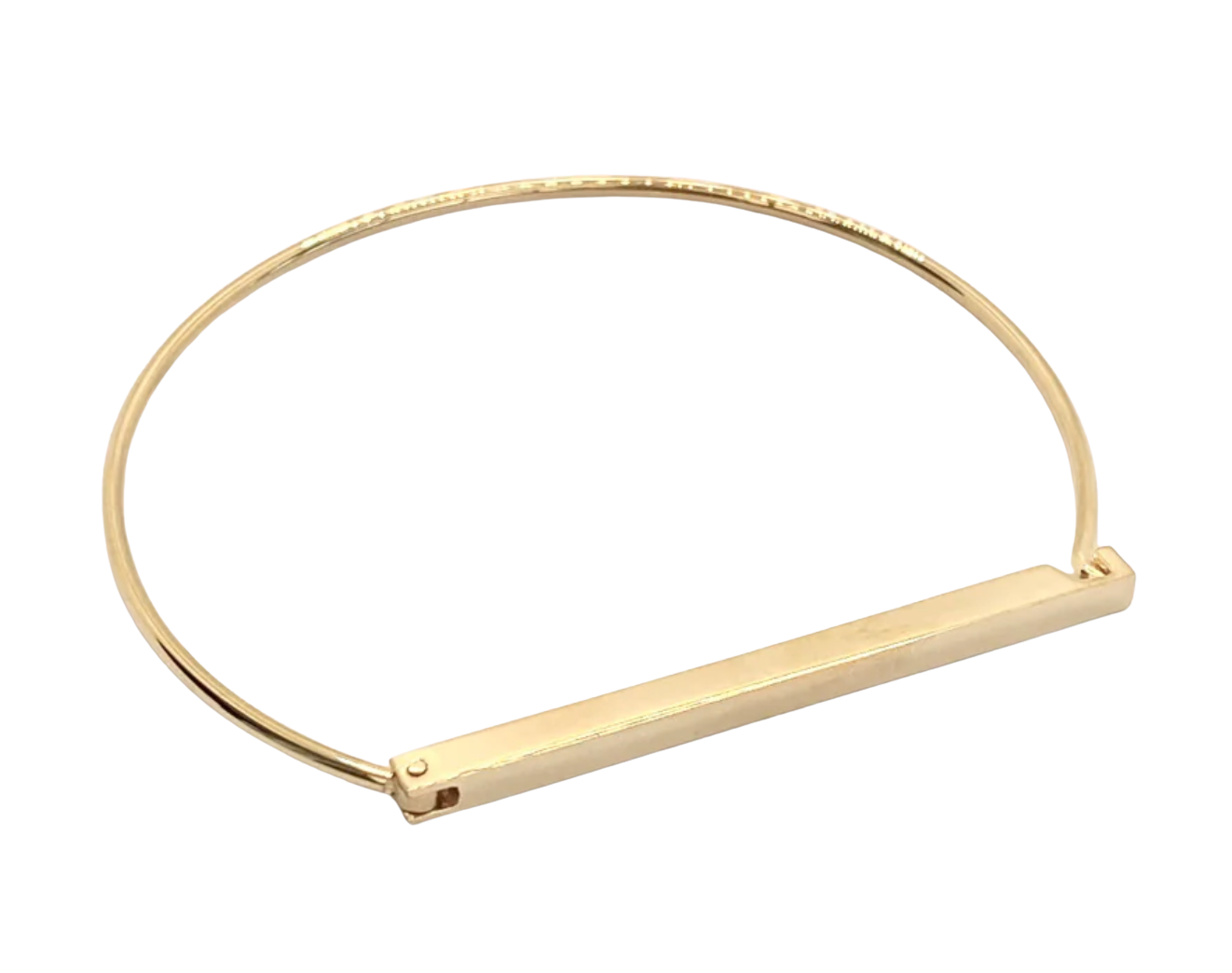 HoopLa – Großhandel Manschettenarmband – Goldbarren Armreif Manschette - Edelstahl - Wasserdicht0