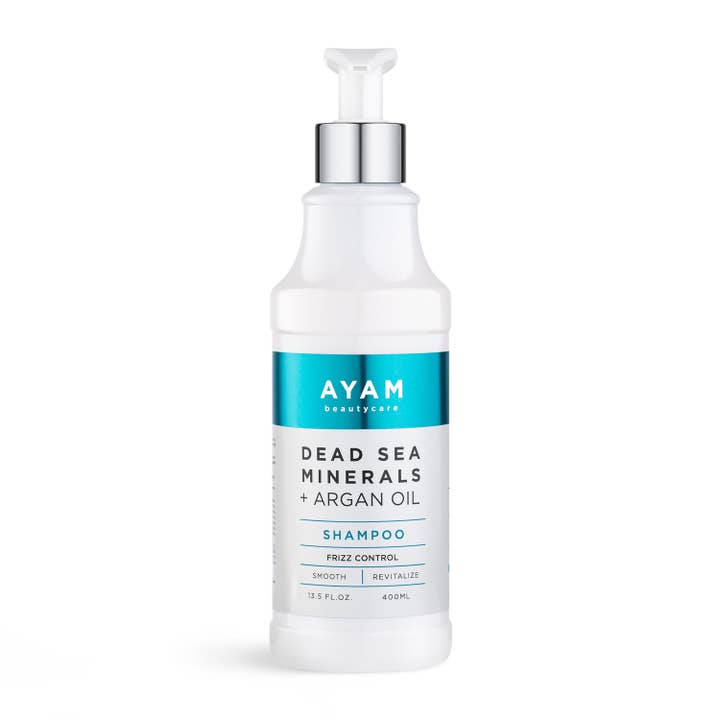 Shampooing AYAM Dead Sea Minerals + à l'huile d' pour la vente par Ayam Beauty Care