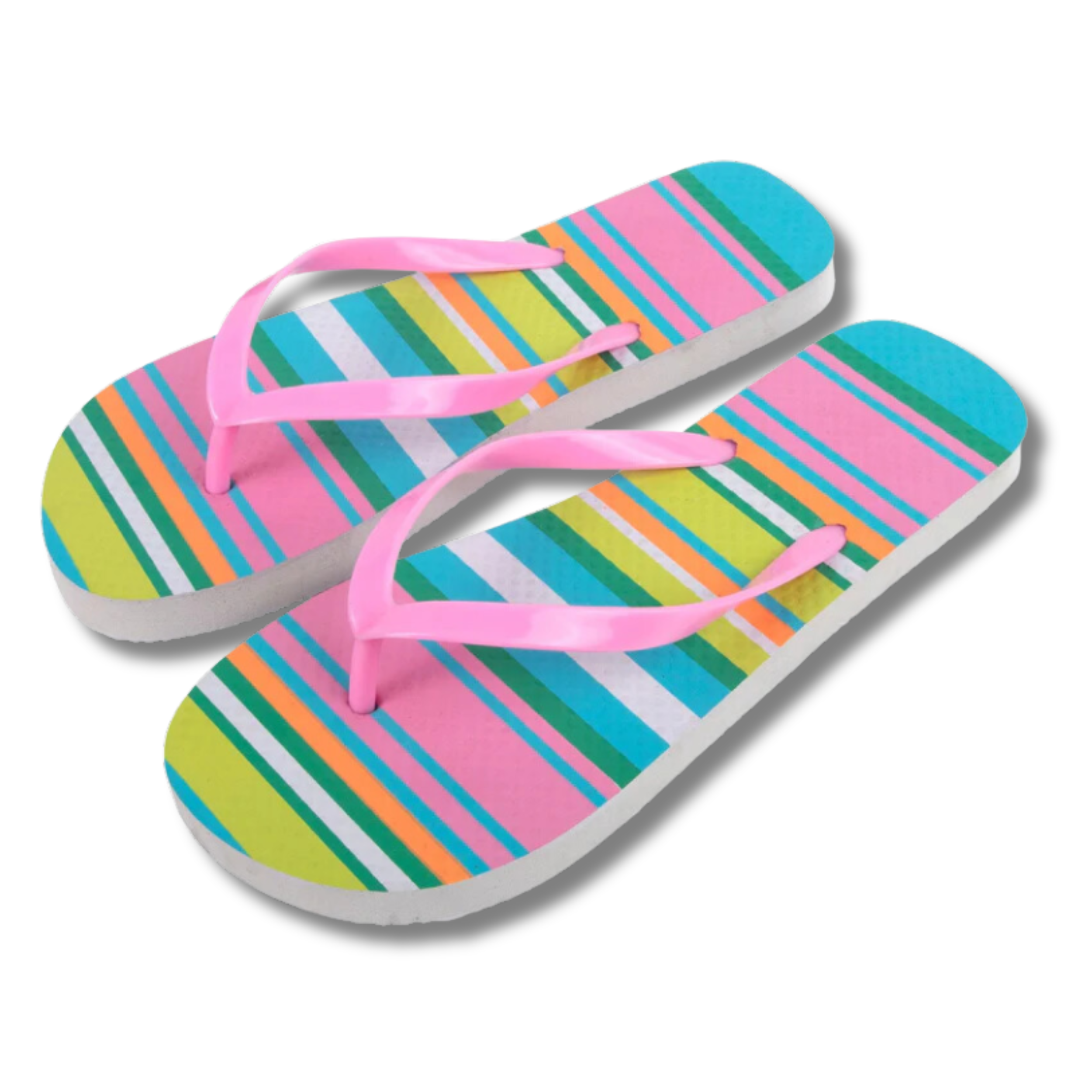 Happy PoP – Großhandel Flip-Flops – Damen – Bedruckte Damen-Badelatschen für den täglichen Gebrauch – Sortiment5
